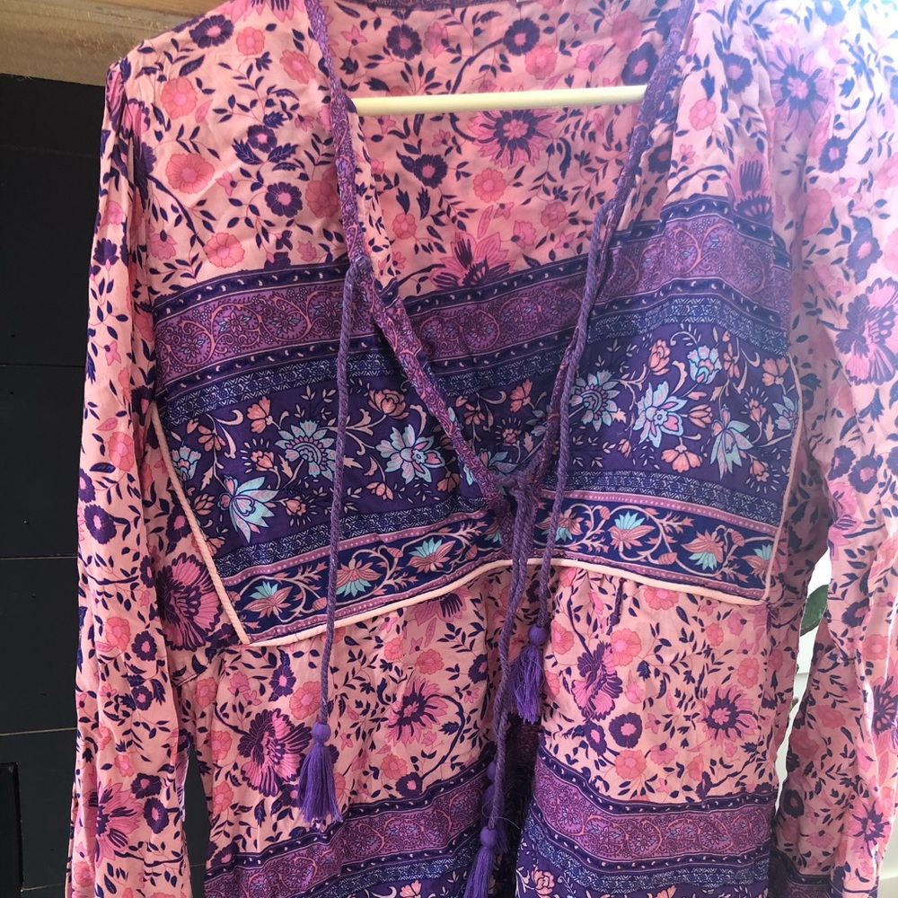 Spell folktown blouse size L